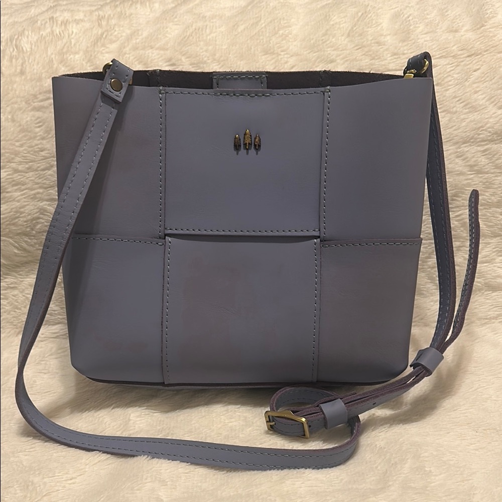 Portland Leather Goods Charlotte Jacaranda crossbody bag